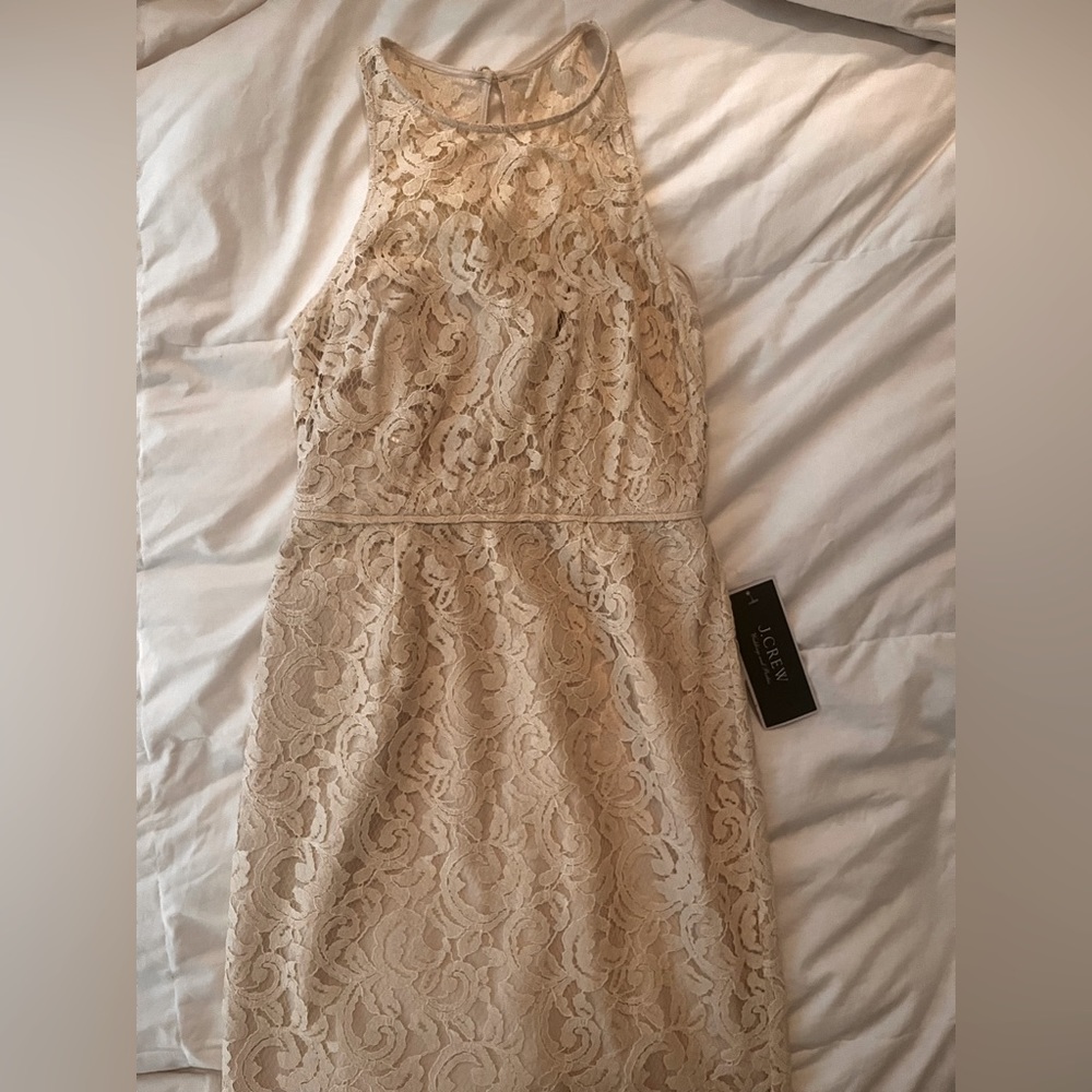 J Crew Pamela Dress in Cream